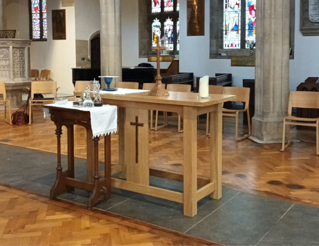 A service held in the round