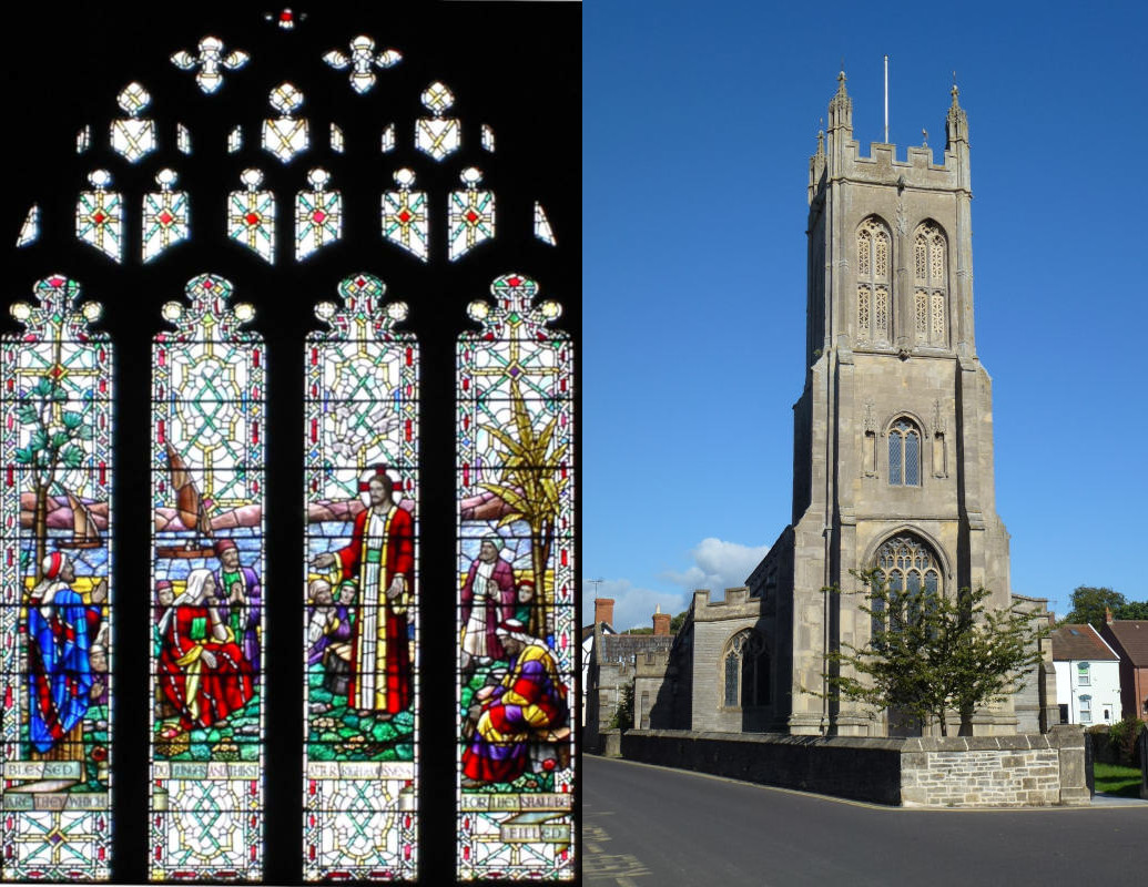 The west window and St Ben's west end
